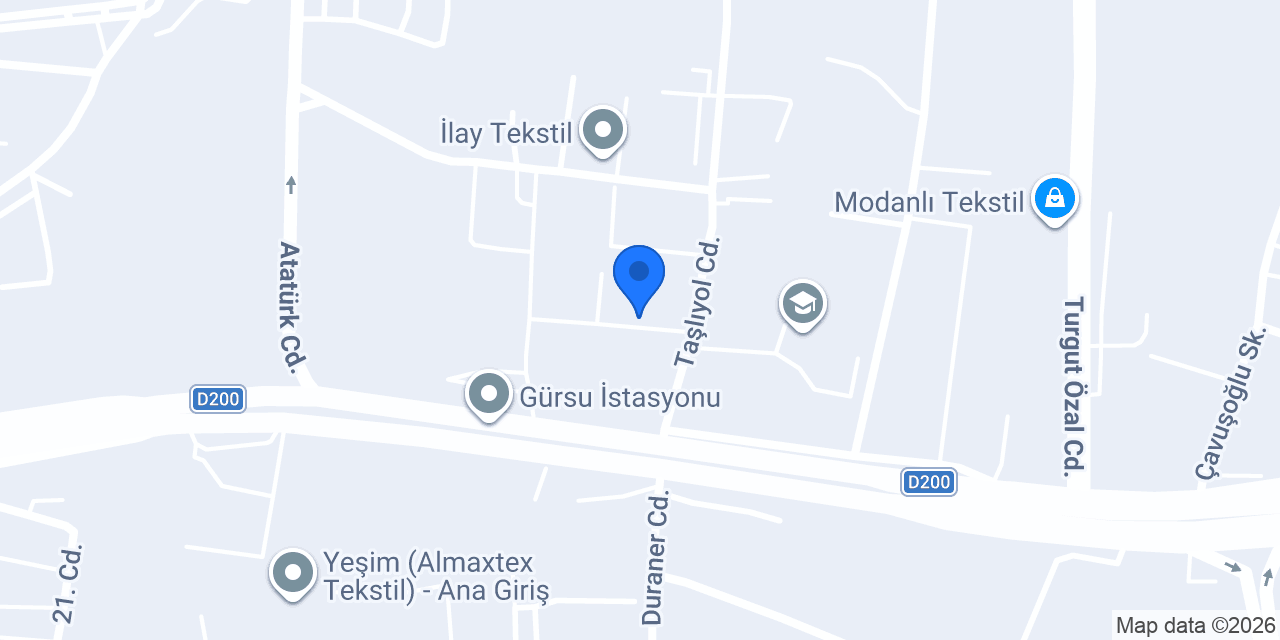 Yıldırım Tekstil konumu