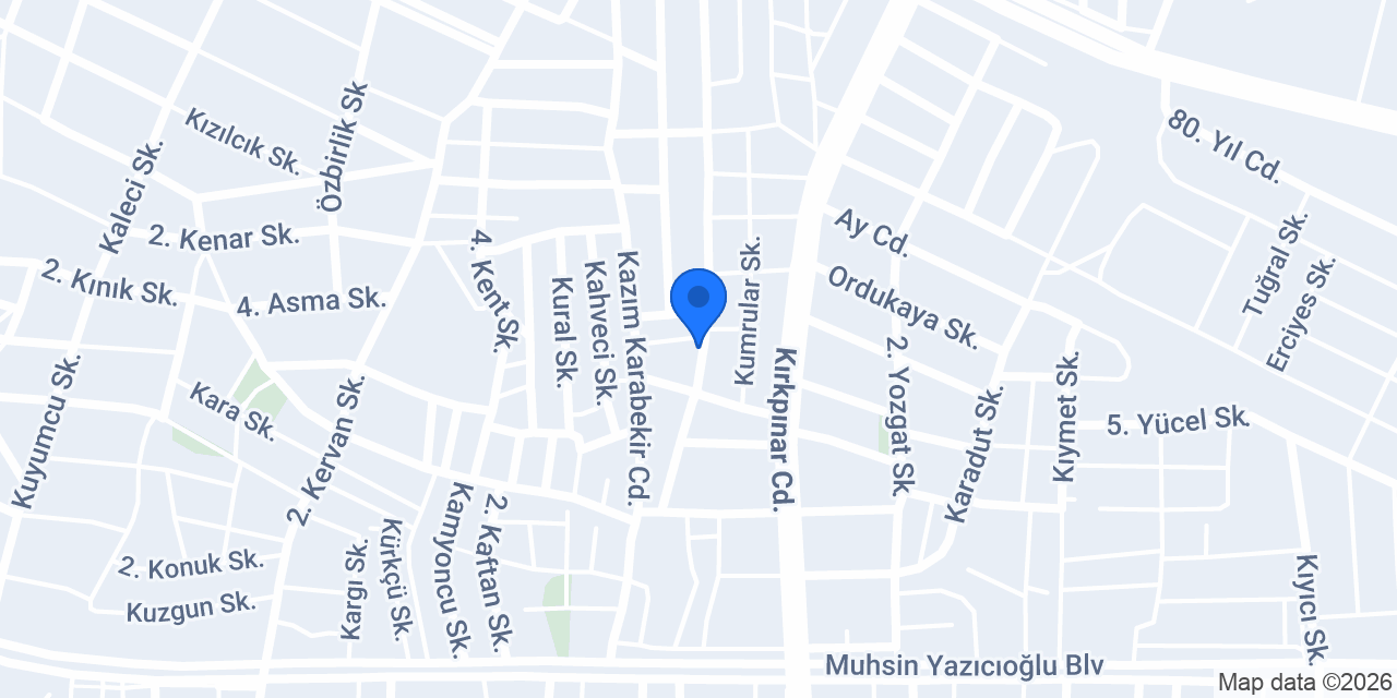 BEYAZ Bayan Kuaför konumu