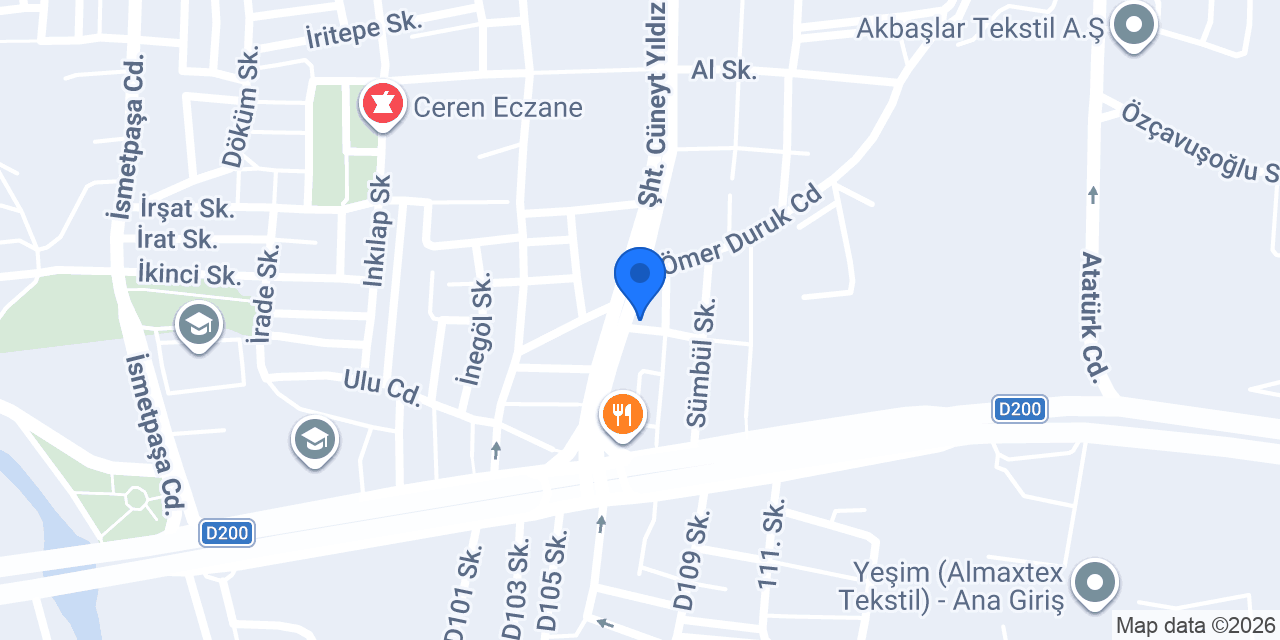 Bursa Ay Yıldız SRC Kursu konumu
