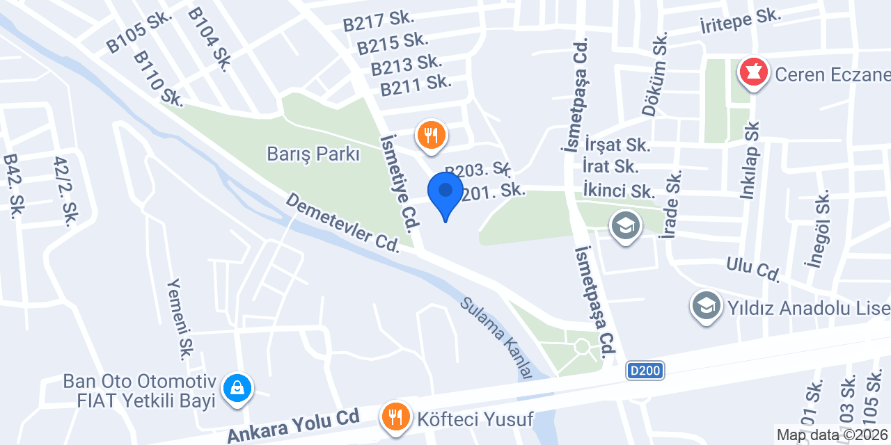 Aknes Doğalgaz Mak. Müh. Ltd. Şti. konumu