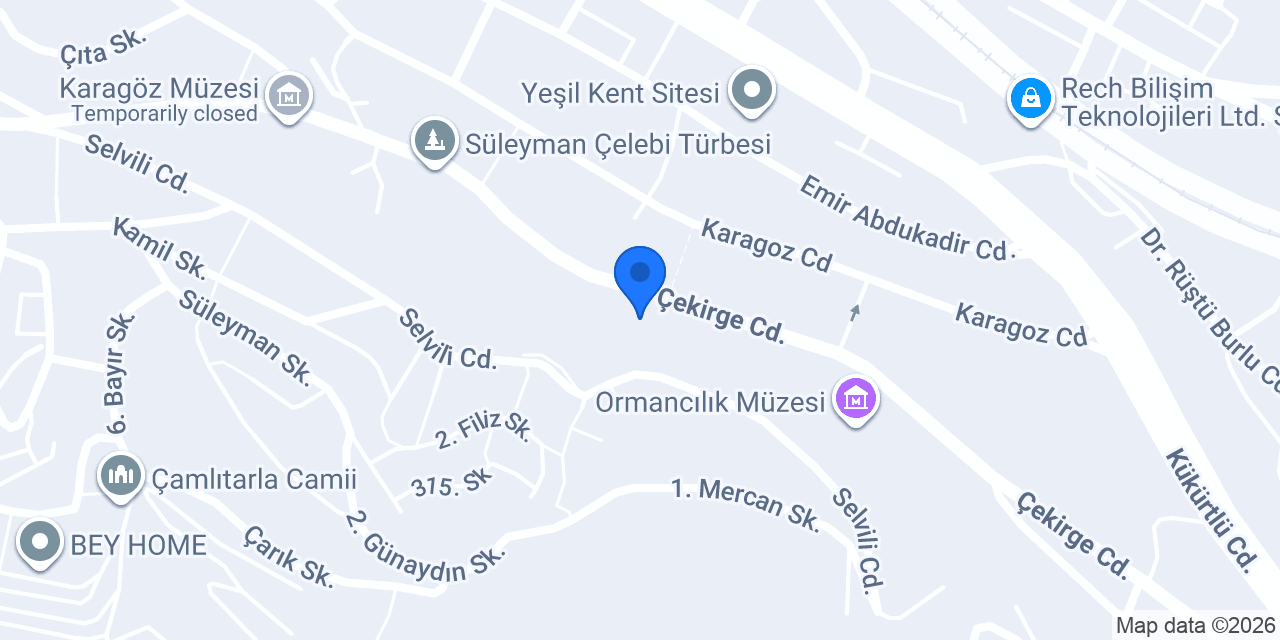 Çekirge Pilavcisi konumu