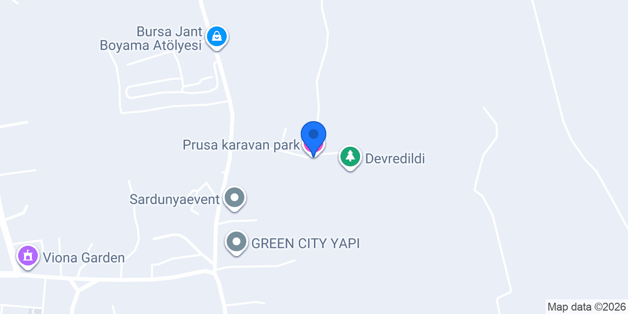 Prusa karavan park konumu