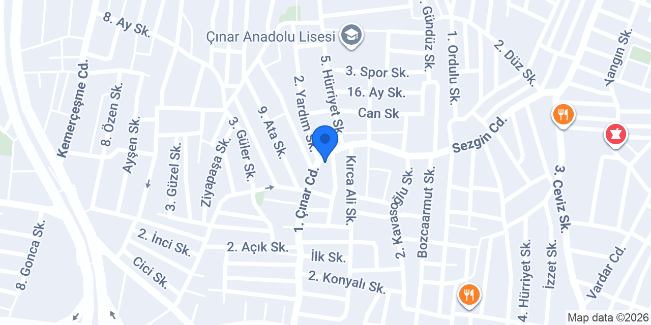 Özvan Ltd. Şti. konumu