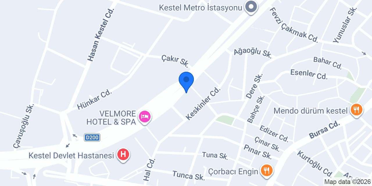 Necdet Alpata Gıda A.Ş. konumu