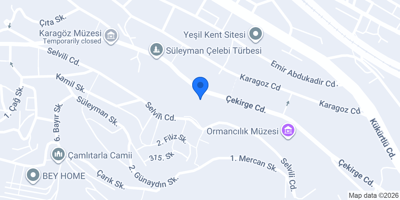 Garden Çiçekçi konumu