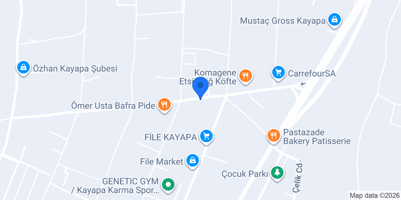 Ender Baklava Kayapa konumu