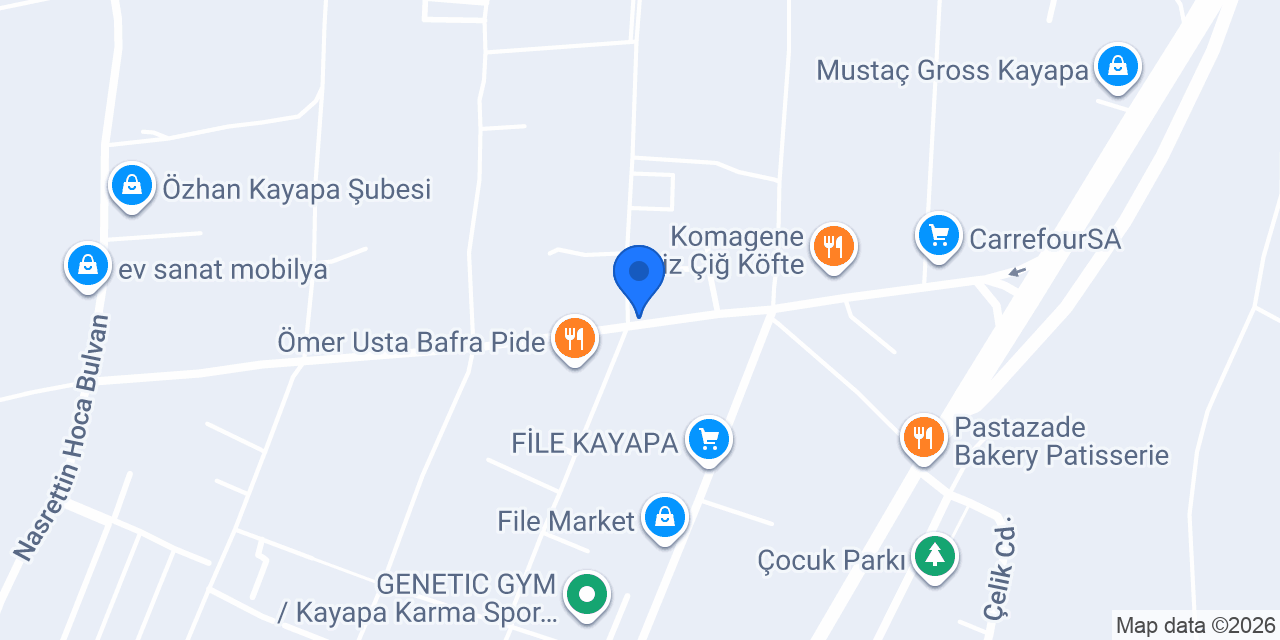 KAYAPA KAYA|PA PERDE - MOBİLYA - DUVAR KAĞIDI - AKSESUAR konumu
