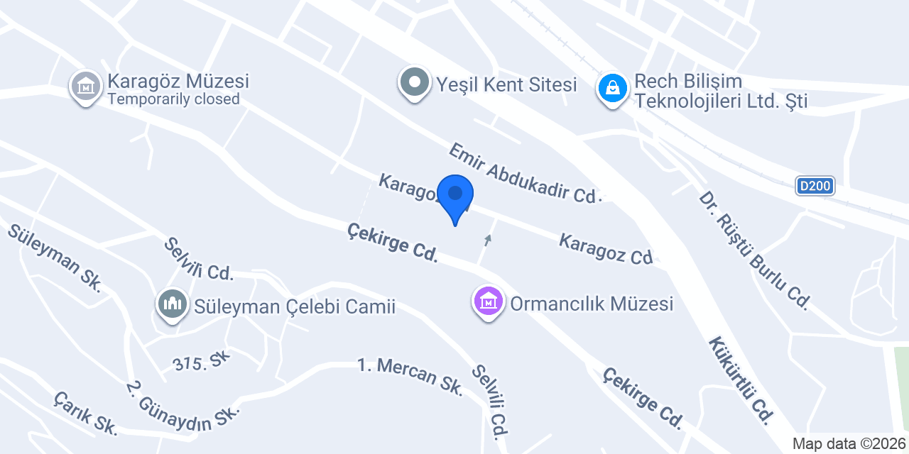 Bursa Şehir Koleji konumu