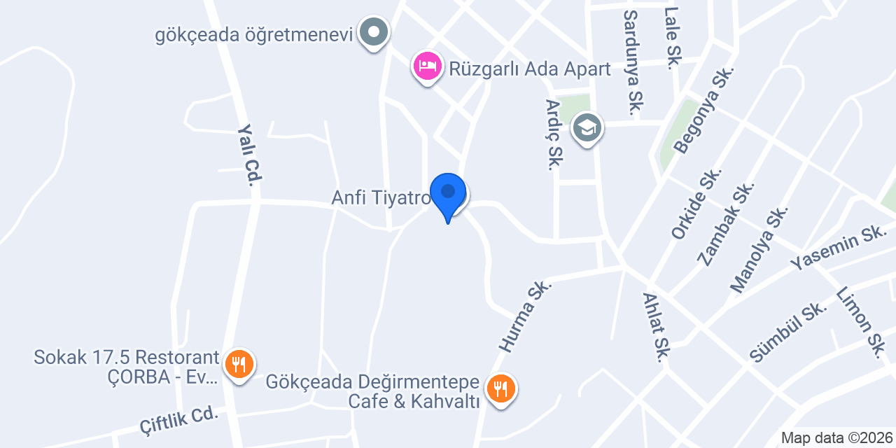 Gökçeada Envar Sigorta konumu