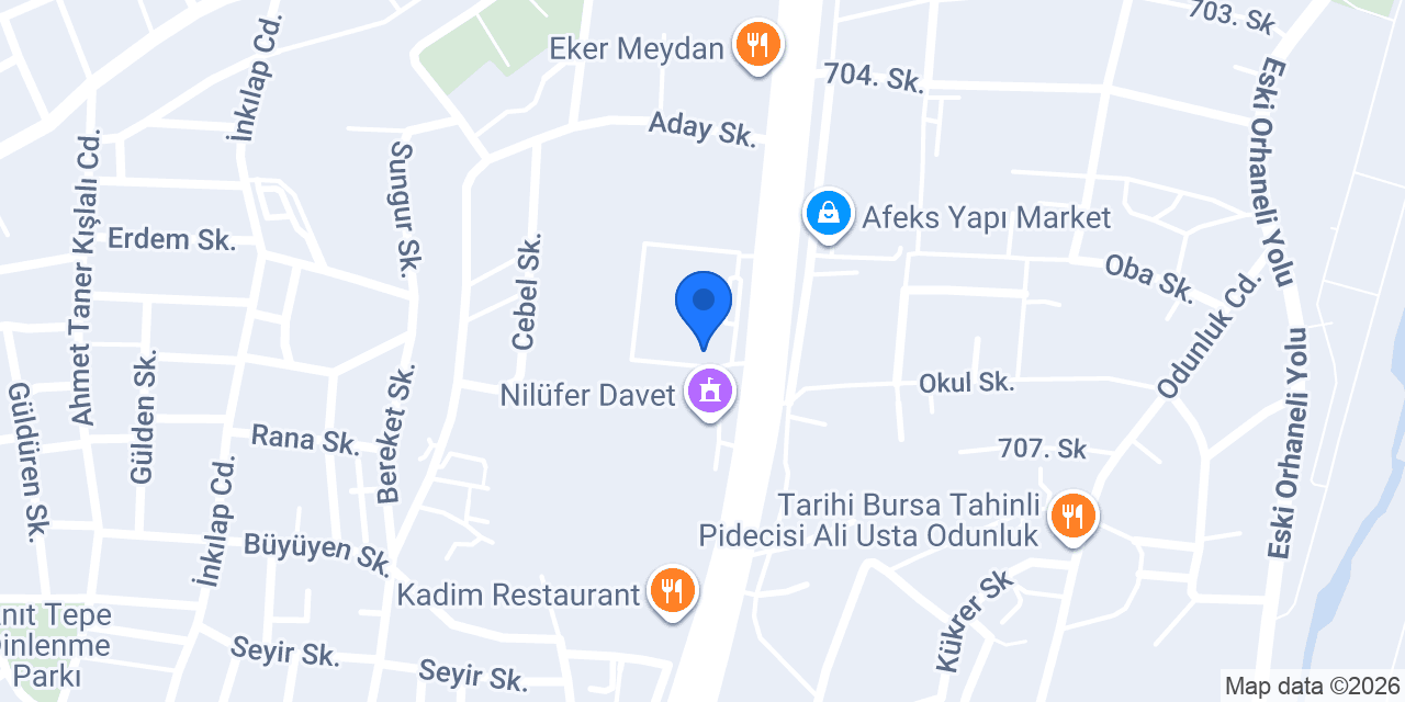 Seçkin Onur Gıda A.Ş. konumu