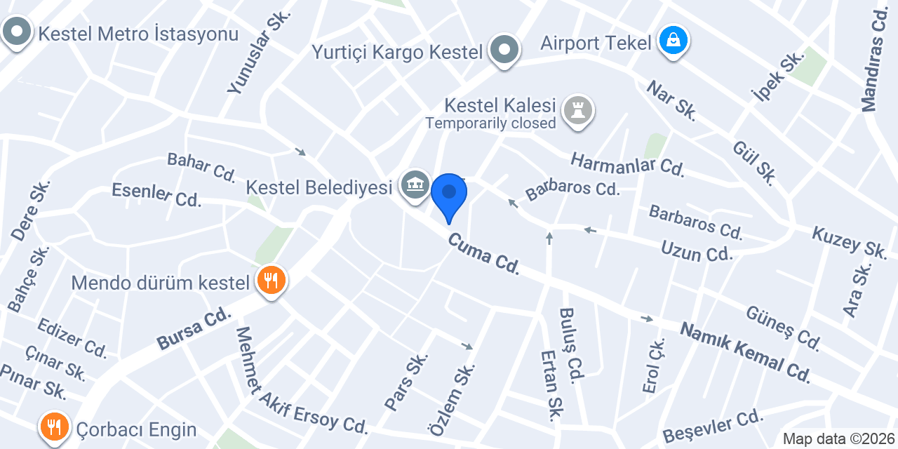 Sultan Döner & Pide Salonu konumu