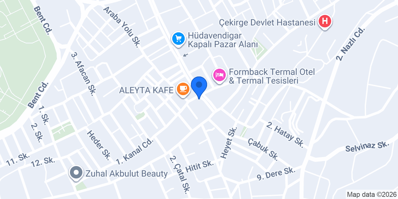 Hüdavendigar Ekmek Showroom konumu