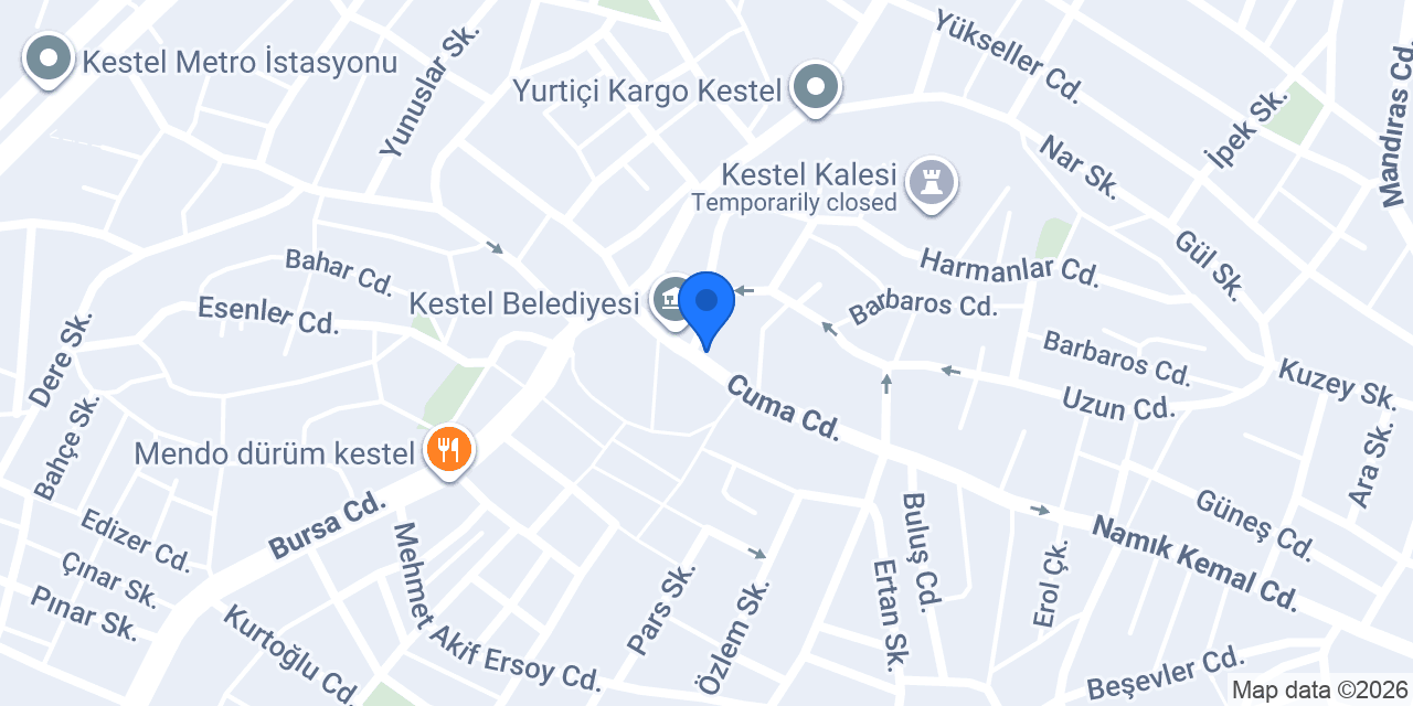 Kestel Meydan Et konumu