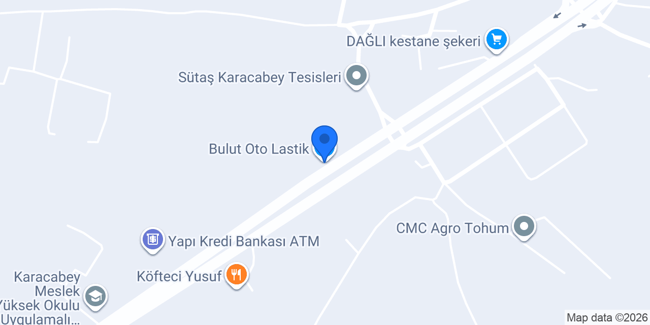Bulut Oto Lastik konumu