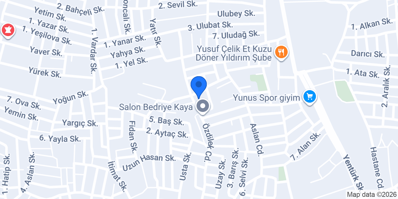 Değişim Bayan Kuaförü konumu