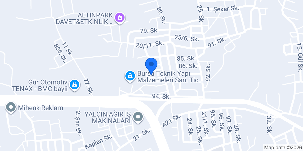 Kıratlı İnşaat konumu