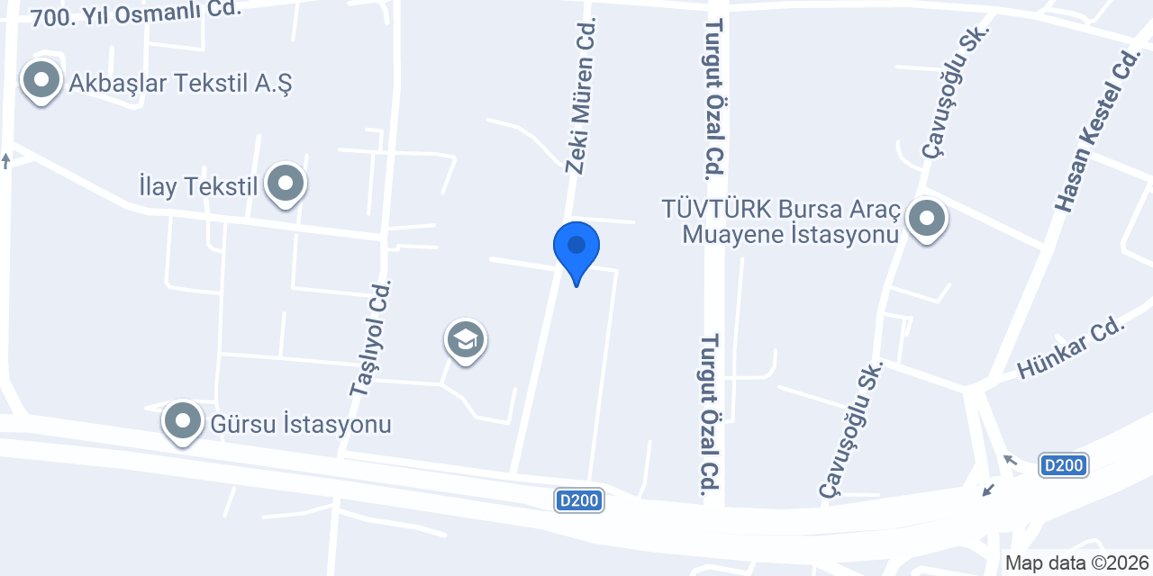 MYD Kimya konumu