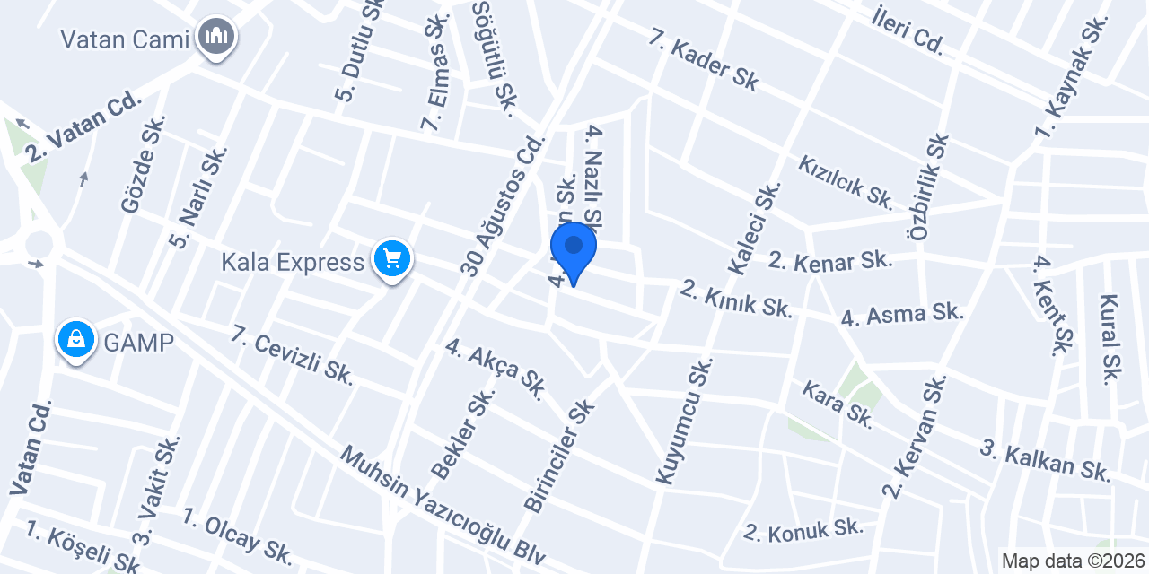 Metin Gök Kadayıf (Bursa Toptan Kadayıf) konumu