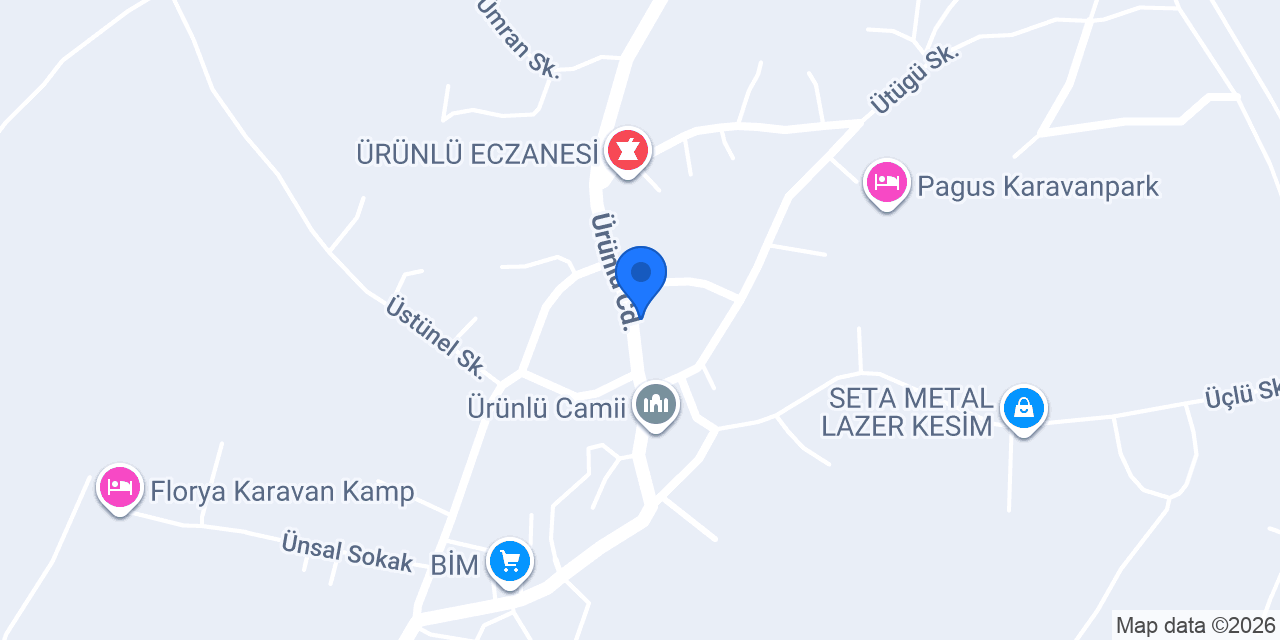 Mavi Ay Market konumu