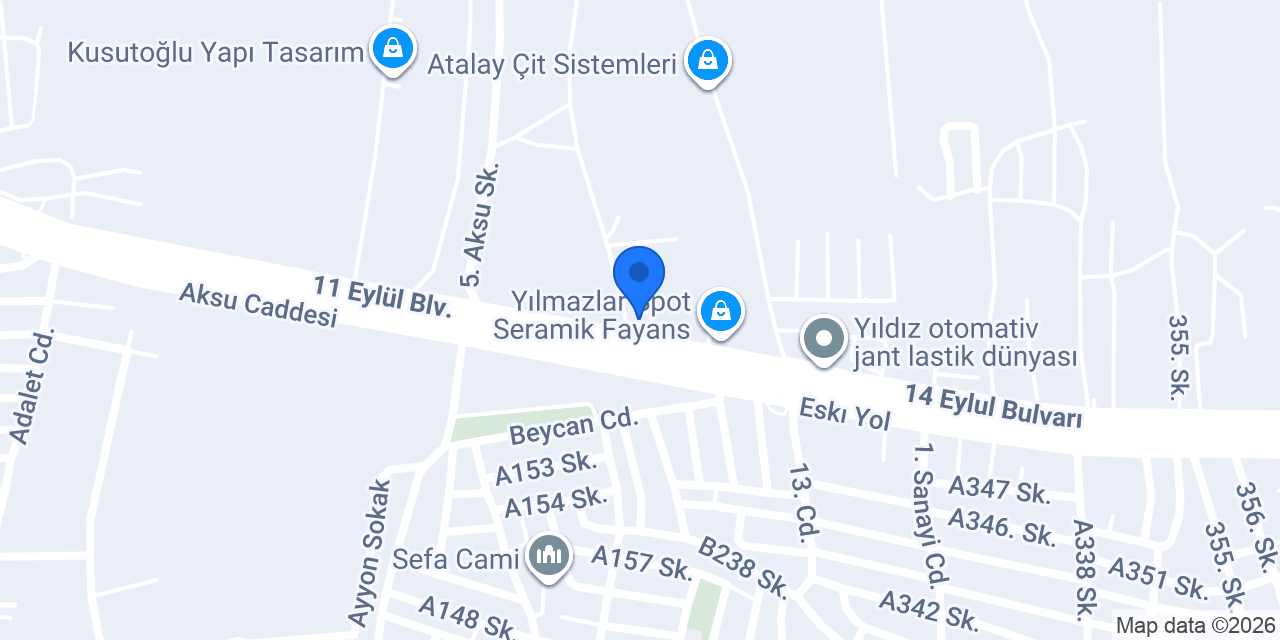 Gül Makina konumu
