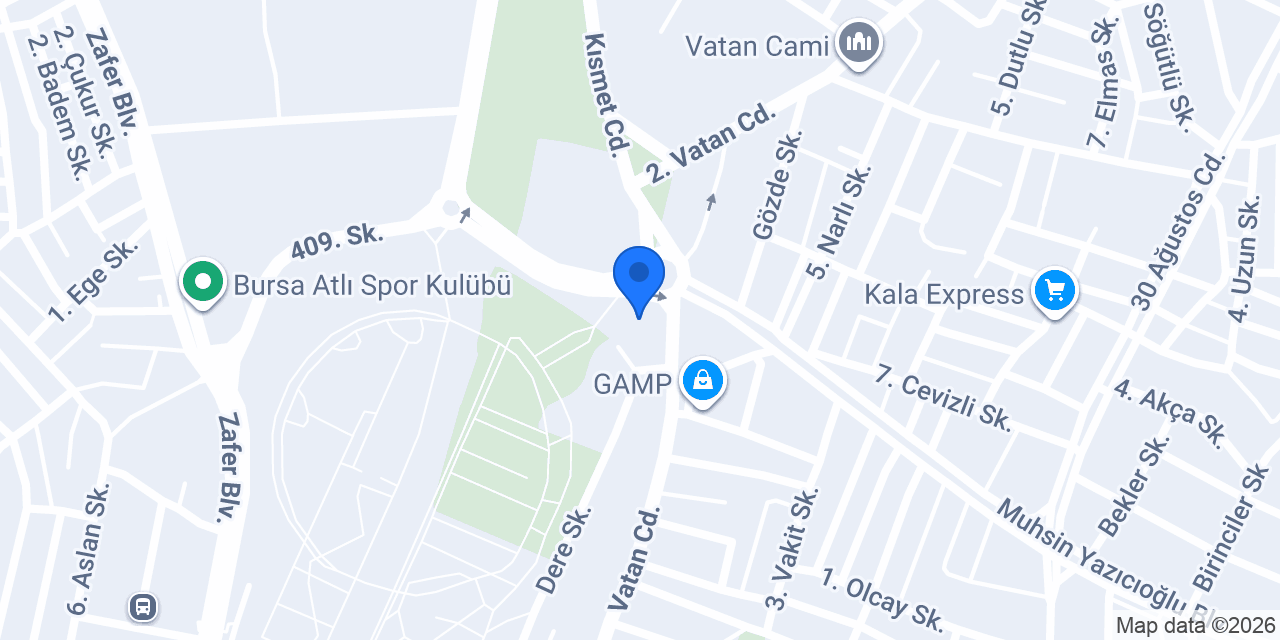 TOKER OTO konumu