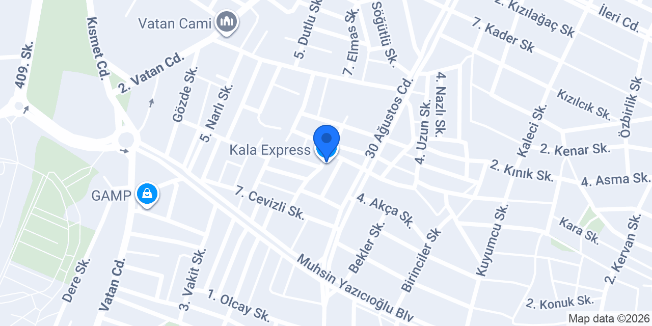 Kala Express konumu