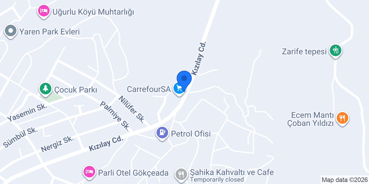 Fizyo Gökçeada konumu