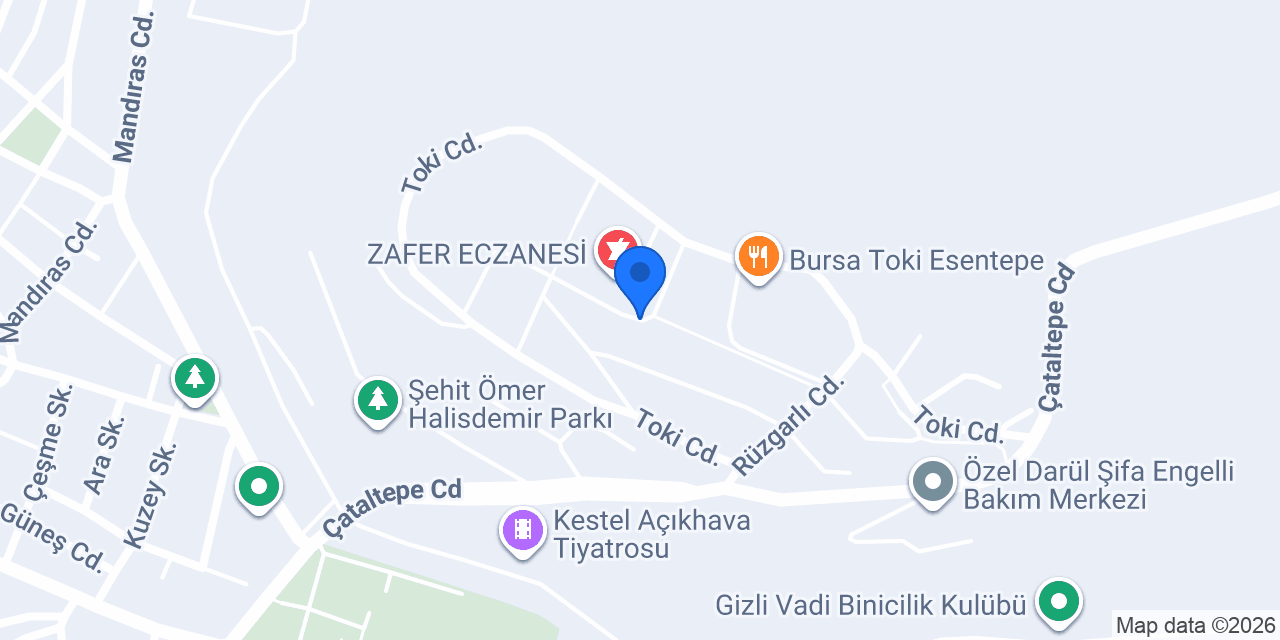 Ersağ Bursa konumu