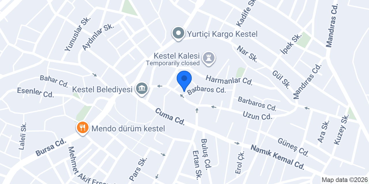 NUR EMLAK İNŞAAT GALERİ konumu
