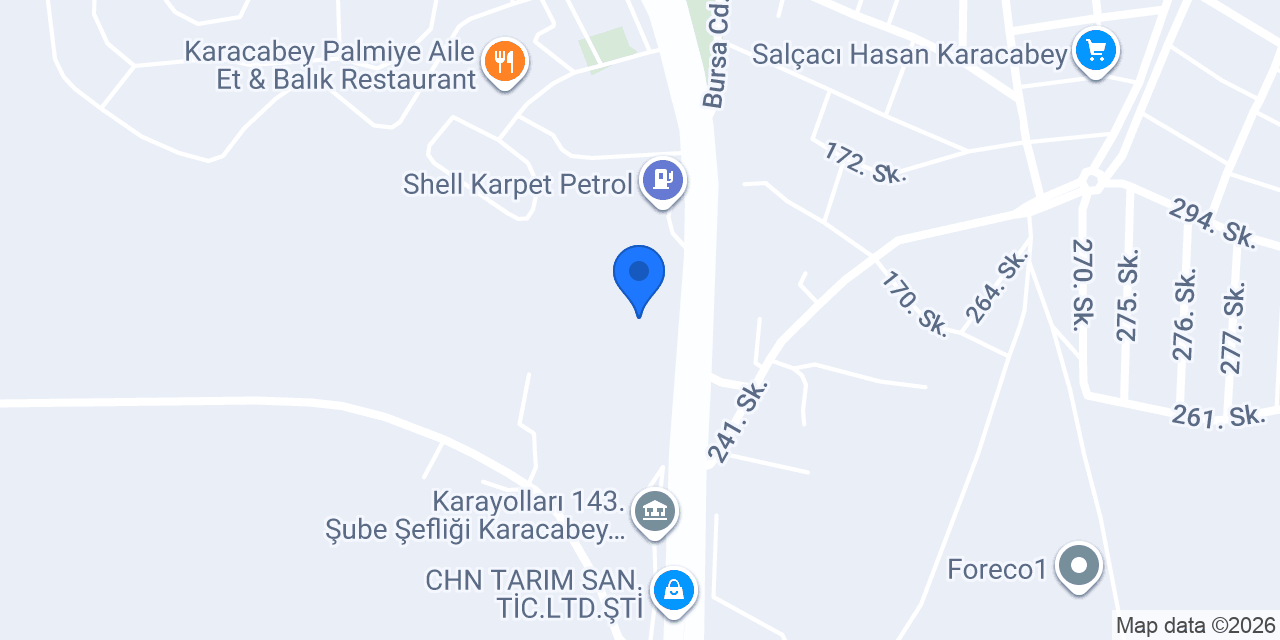 Okan Kurtarıcı Otopark konumu