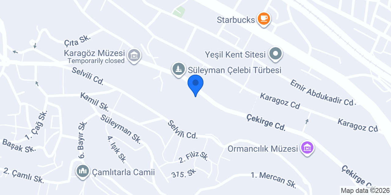 Halkbank Çekirge Şubesi konumu