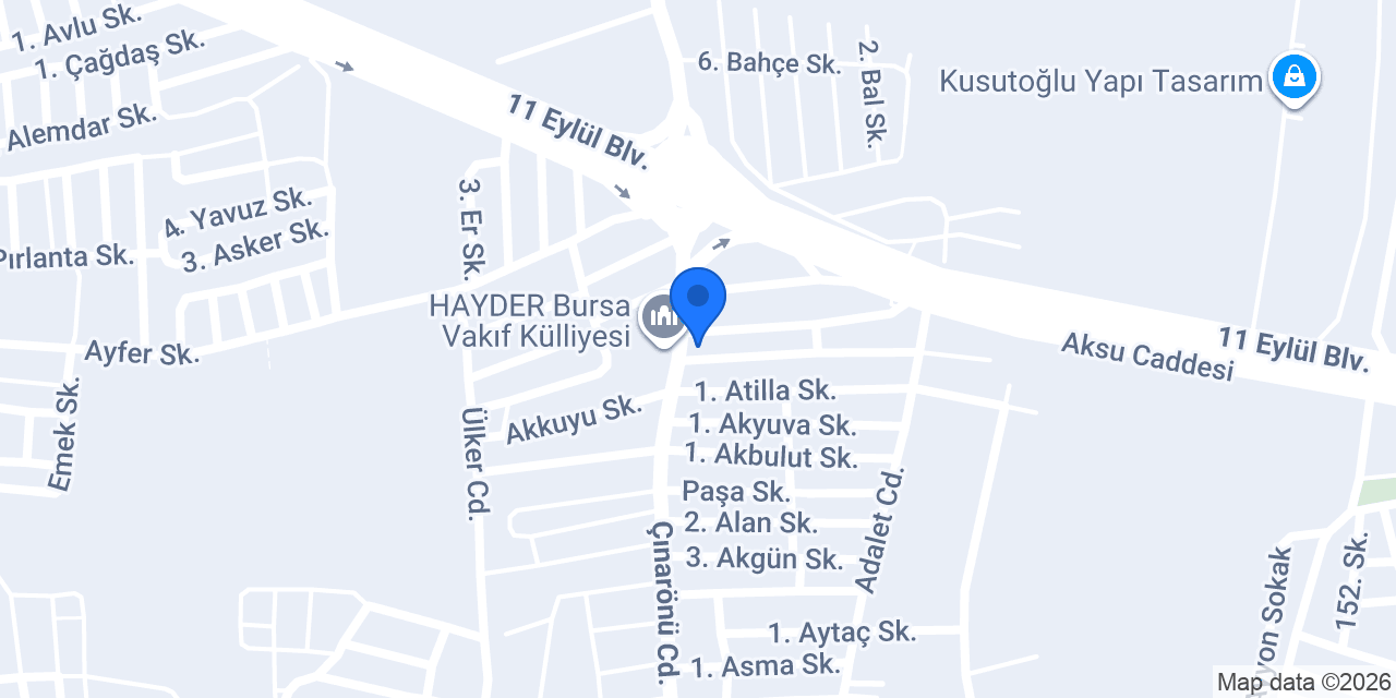 Eminoğlu Terzi konumu