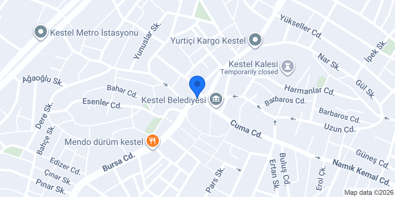 Kestel Eczanesi konumu