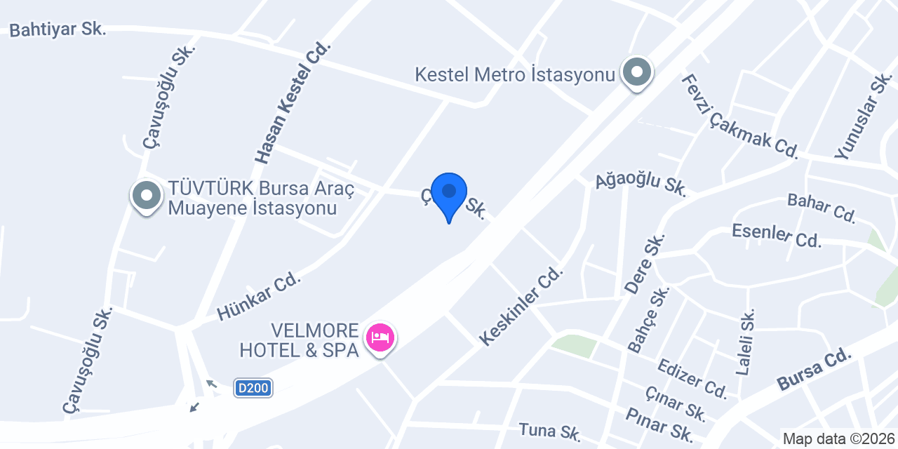 Modalife Kestel konumu