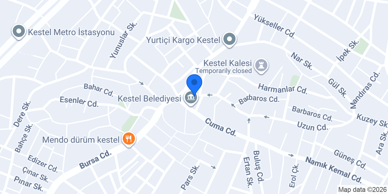 Erat Oto Yol Yardım konumu