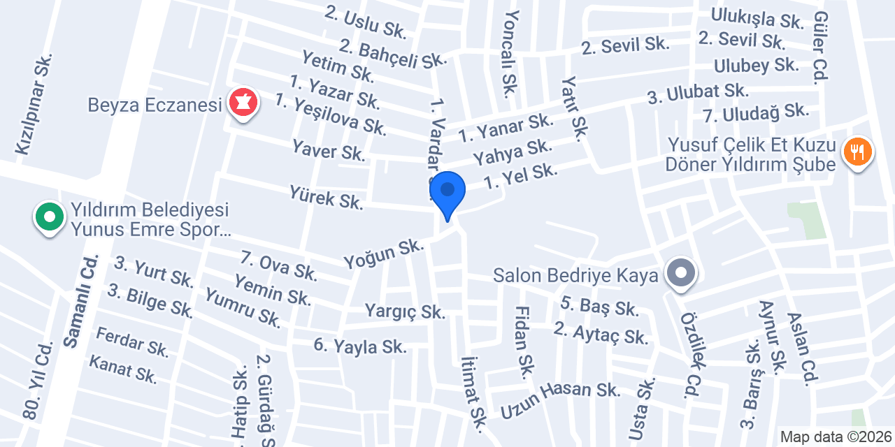 Berfin Market konumu