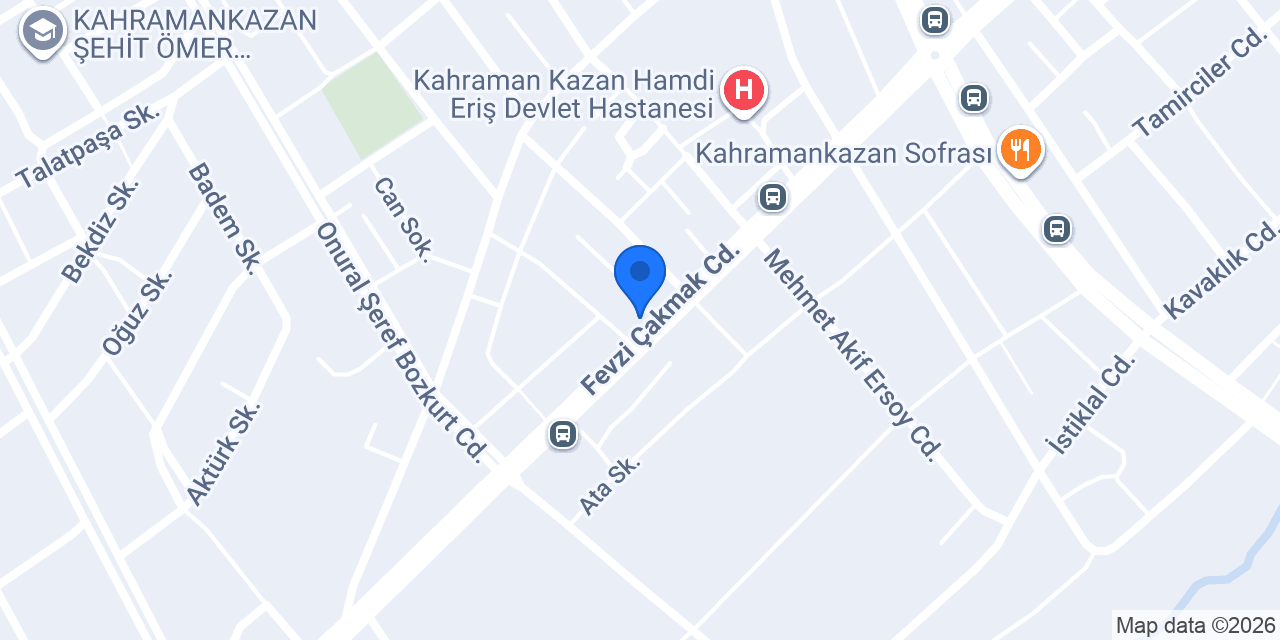 Pasaport Pizza Kahramankazan konumu