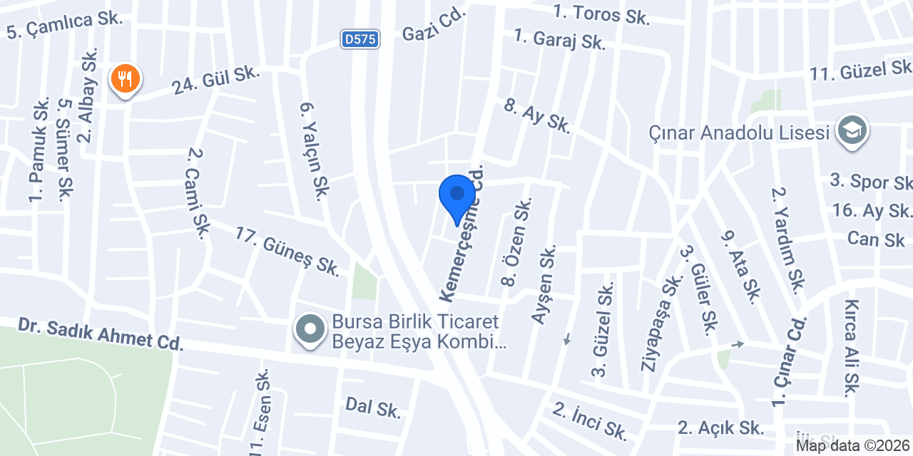 Meşhur Edirne Yaprak Ciğer konumu