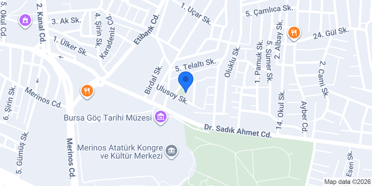 Alaṣ Dekoratıf Cam konumu