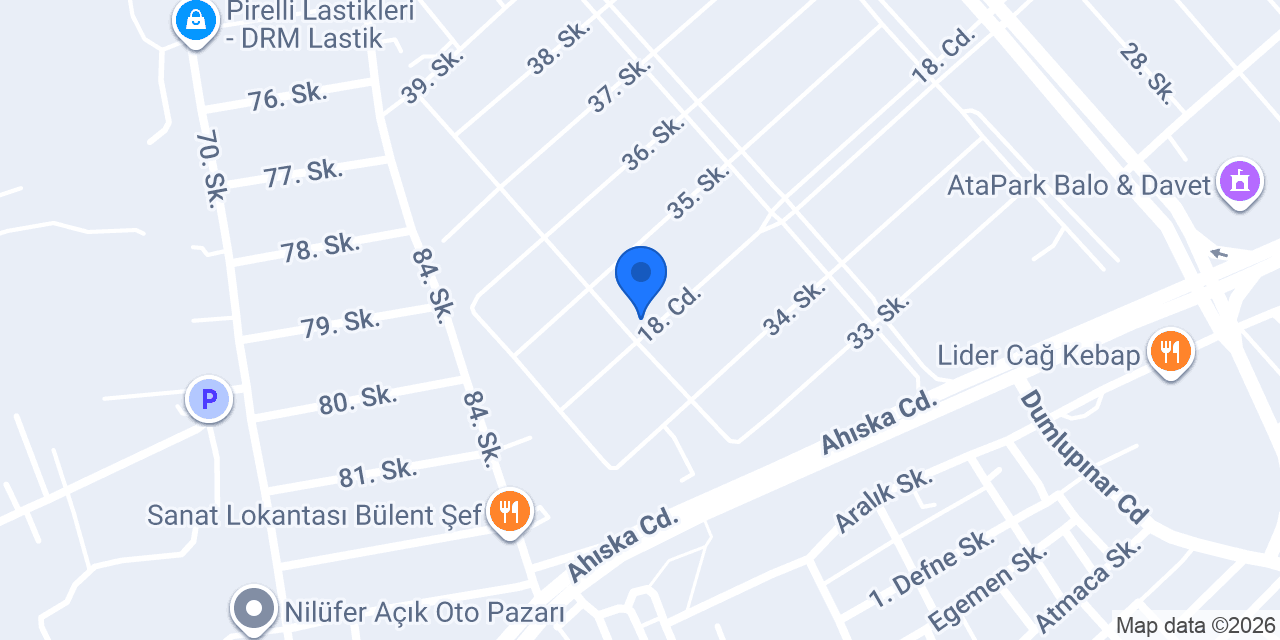 Ağaçkakan Mutfak Ltd. Şti. konumu