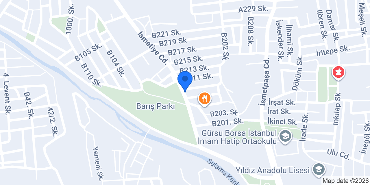 Matmazel Bayan Kuaförü konumu