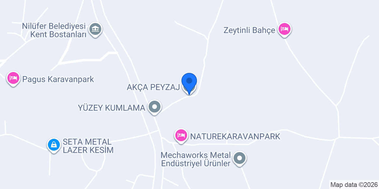AKÇA PEYZAJ konumu