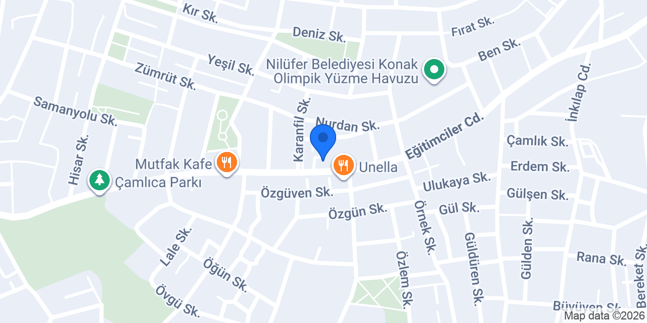 Nidalya Butik konumu