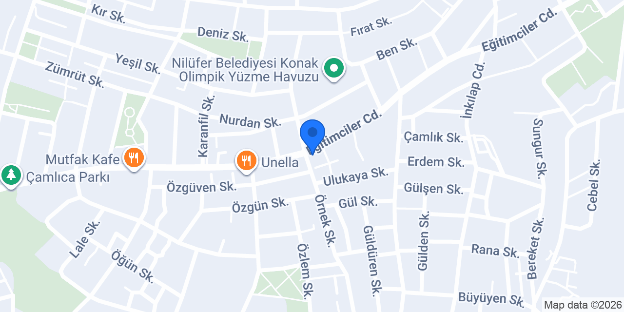 Kiler Beşevler konumu