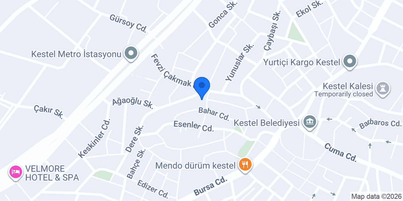 Tunç Giyim konumu