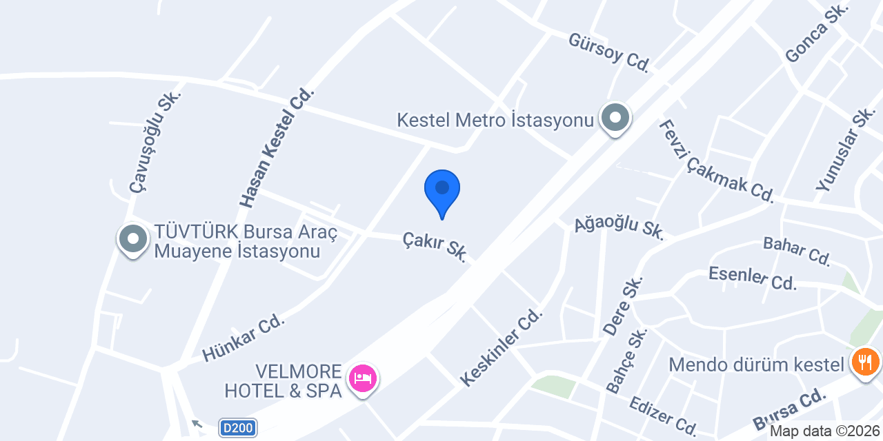 Gürtekin Tekstil konumu