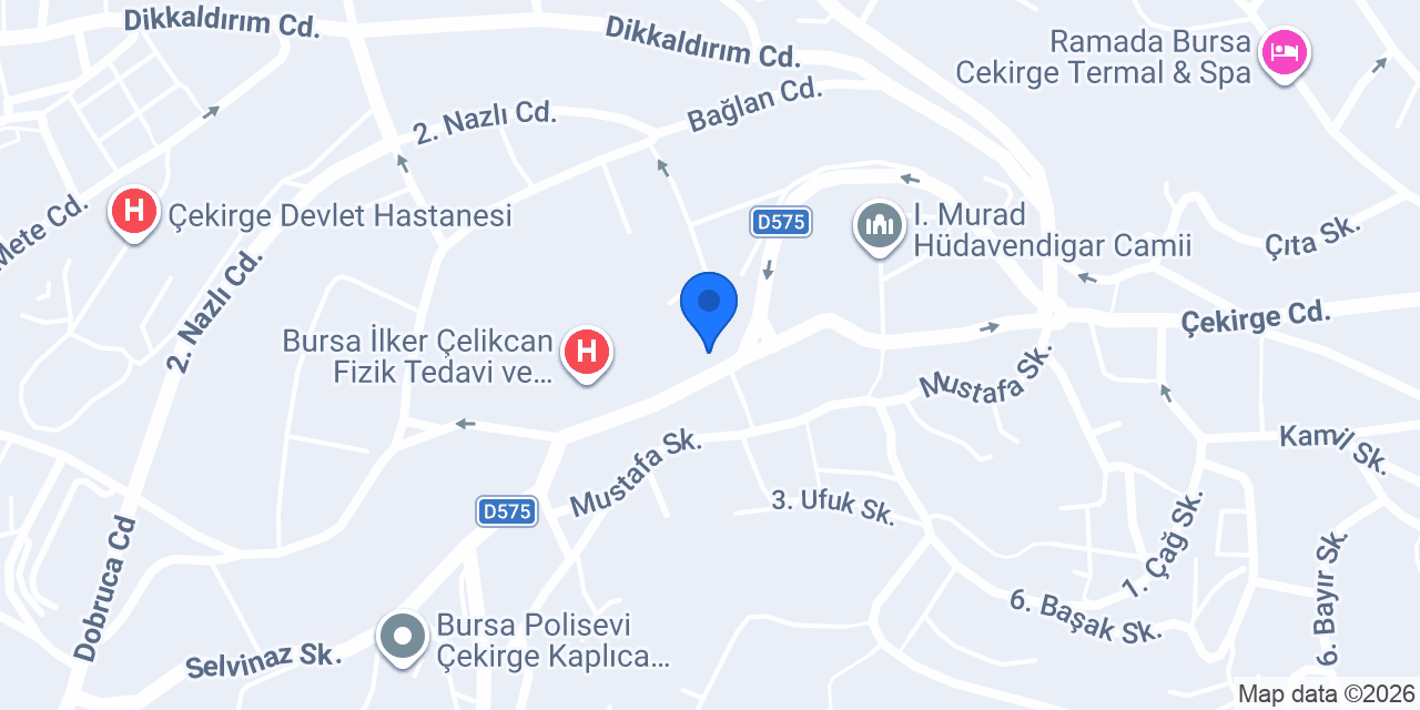 Sensus Bursa konumu