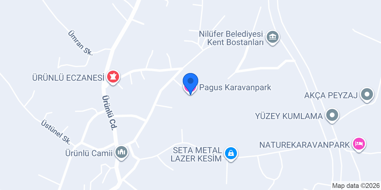 Pagus Karavanpark konumu
