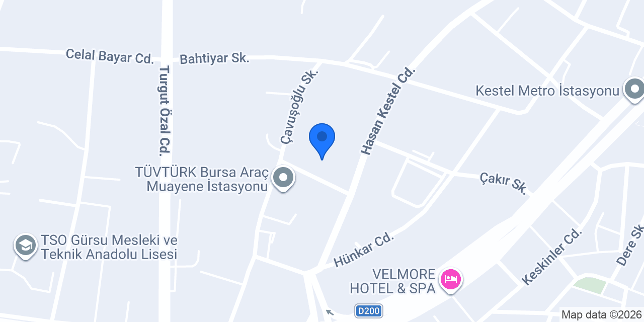 ÇÖZER TEKSTİL A.Ş. konumu