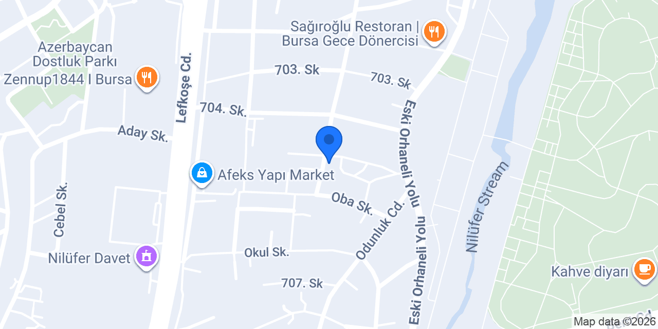 Yafa Müh. Müş. İnş. San Ve Tic. A. Ş. konumu